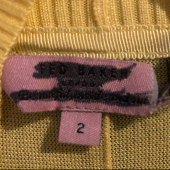 Ted Baker Convertible Wrap Knit Wrap Cardigan Top - Picture 8 of 12